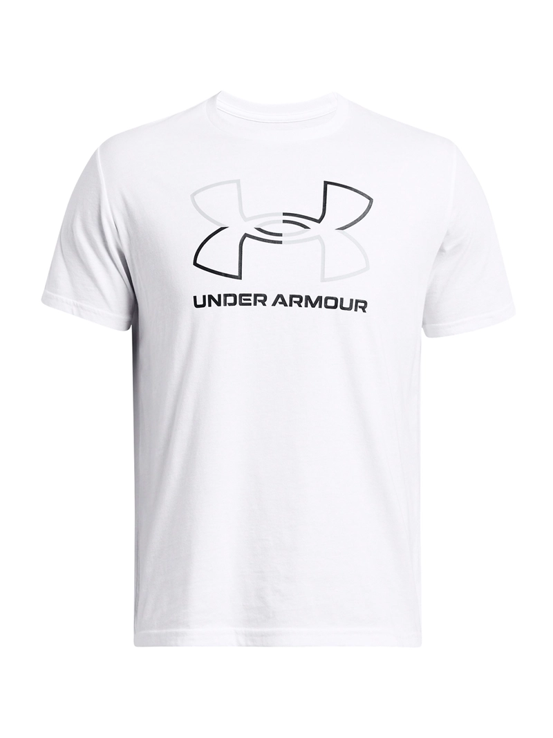 POLERA MANGA CORTA FOUNDATION BLANCO HOMBRE UNDER ARMOUR - 1