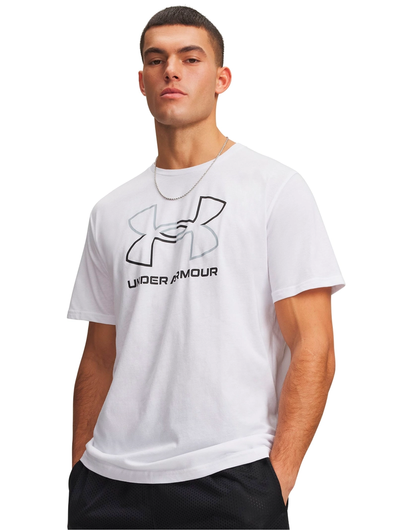 POLERA MANGA CORTA FOUNDATION BLANCO HOMBRE UNDER ARMOUR - 4