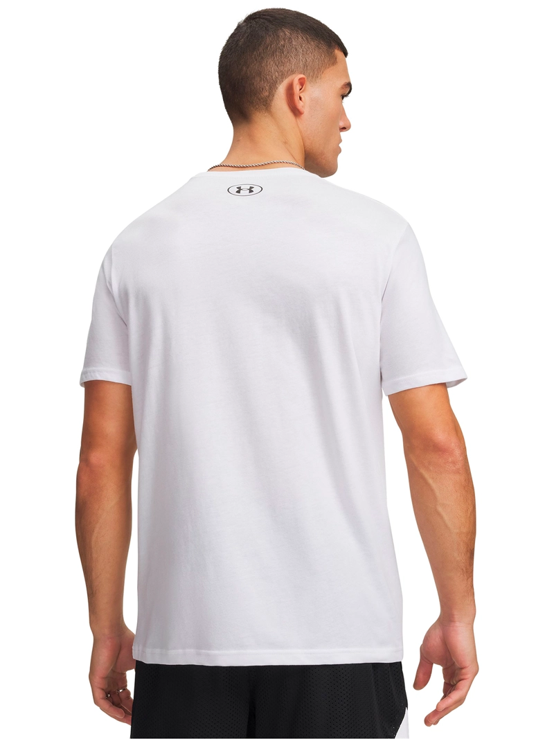 POLERA MANGA CORTA FOUNDATION BLANCO HOMBRE UNDER ARMOUR - 5