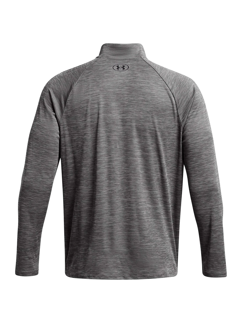 POLERON TECH TEXTURED ½ ZIP GRIS HOMBRE UNDER ARMOUR - 2