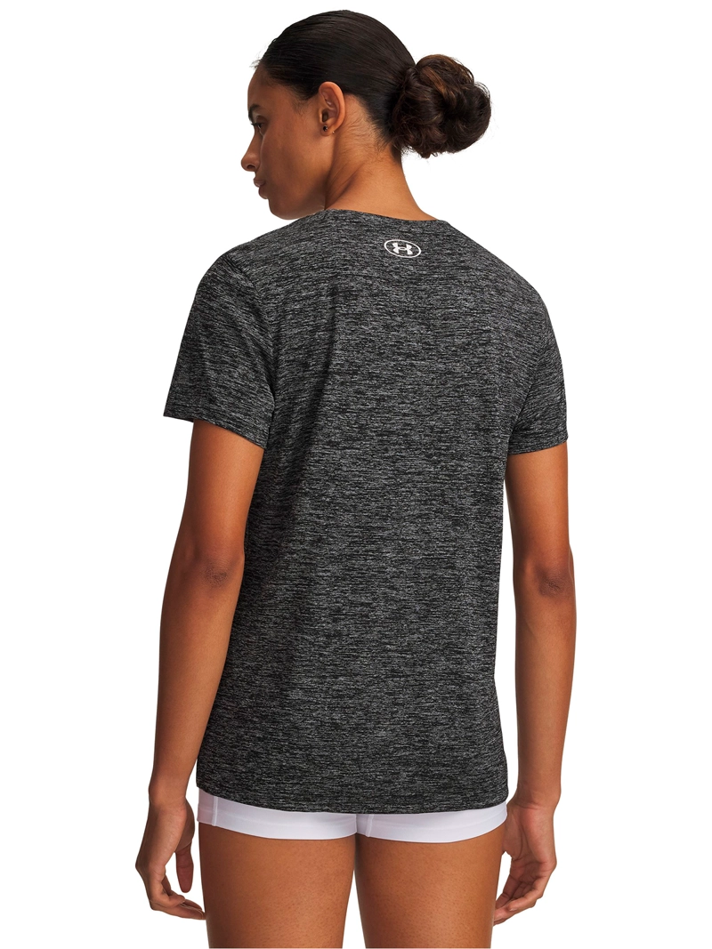 POLERA TECH TWIST V-NECK NEGRA MUJER UNDER ARMOUR - 5