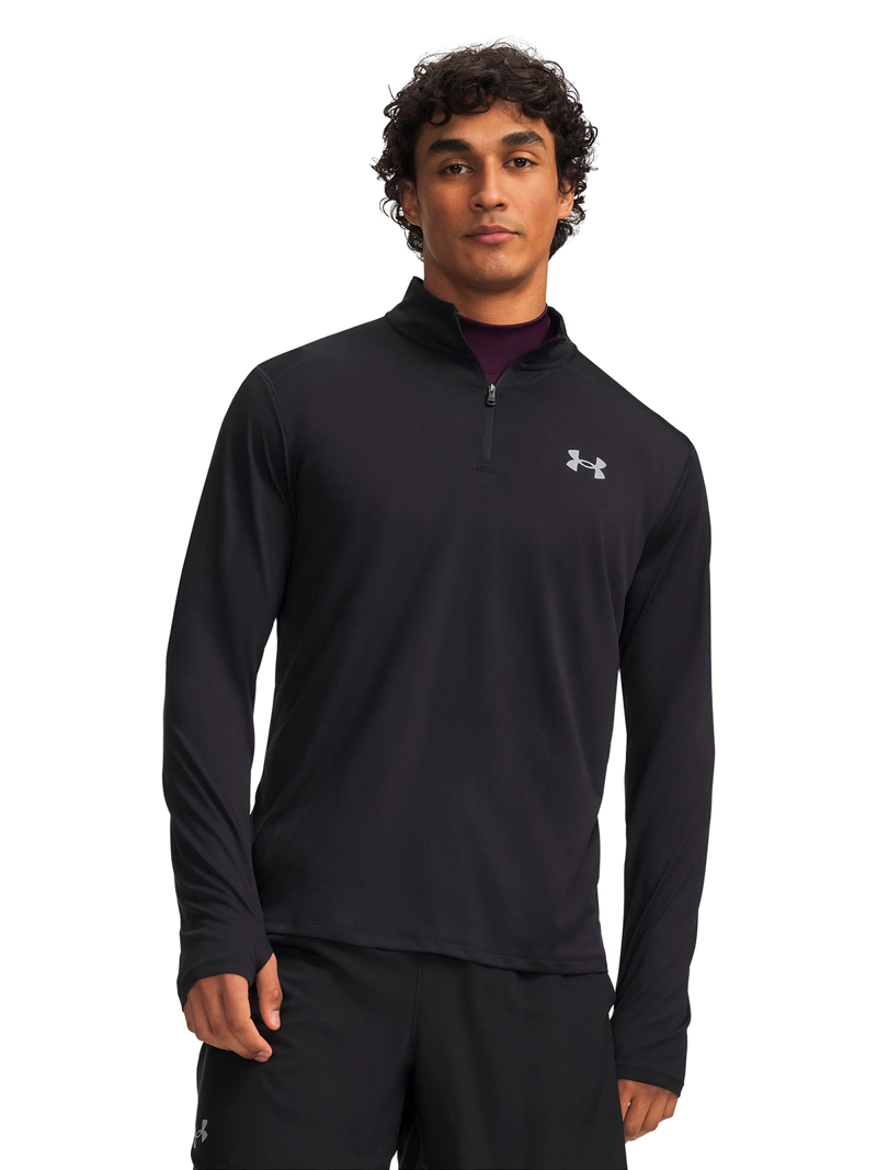 POLERON TECH UTILITY ¼ ZIP NEGRO HOMBRE UNDER ARMOUR - 1