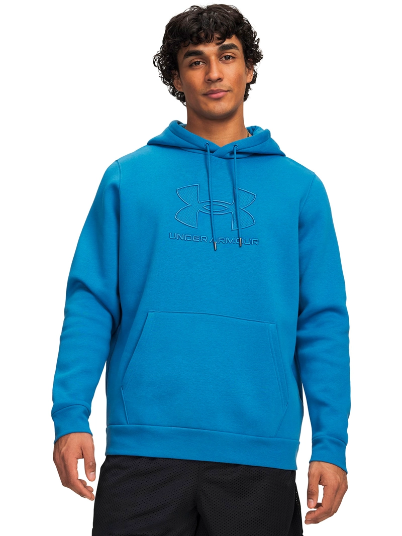 POLERON ICON FLEECE BRANDED AZUL HOMBRE UNDER ARMOUR - 1
