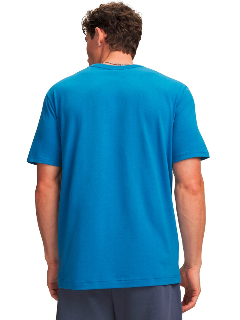 POLERA MANGA CORTA ICON AZUL HOMBRE UNDER ARMOUR - 2