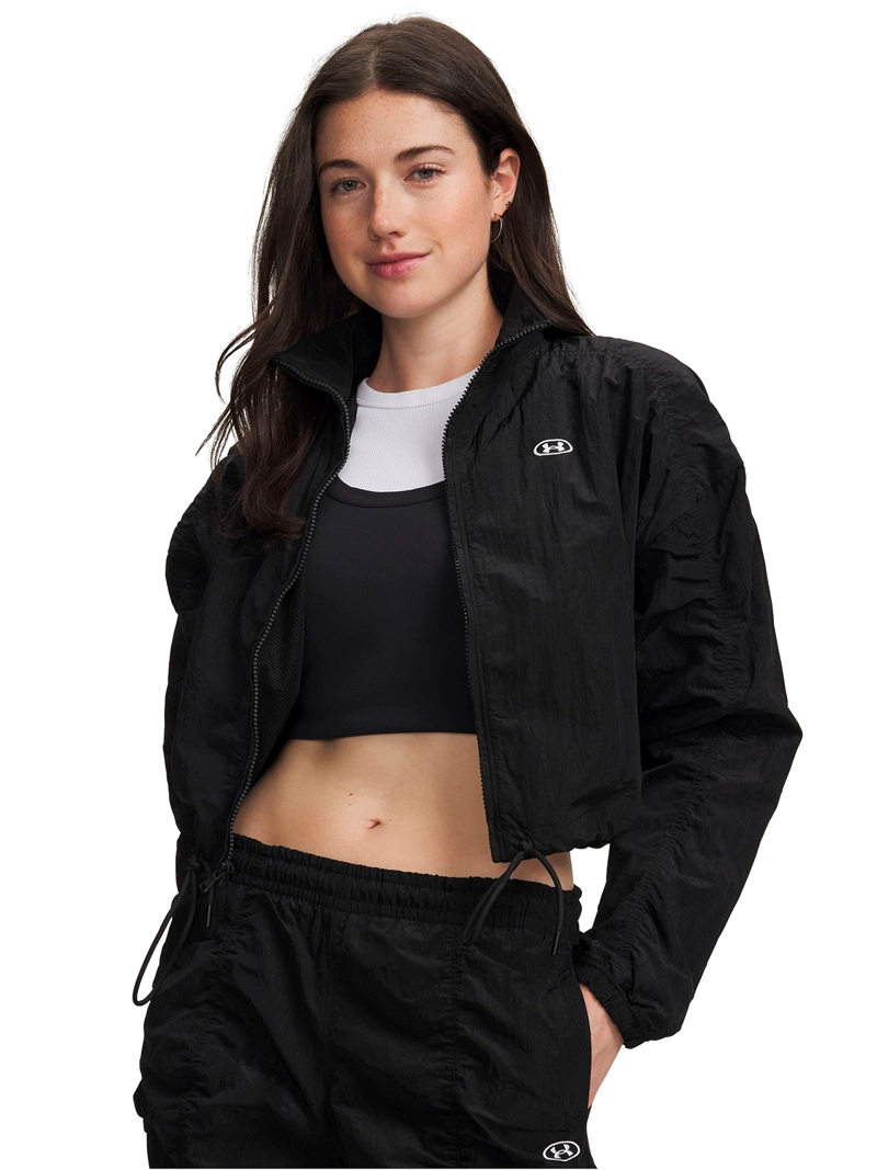 POLERON RIVAL WOVEN NEGRA MUJER UNDER ARMOUR - 1