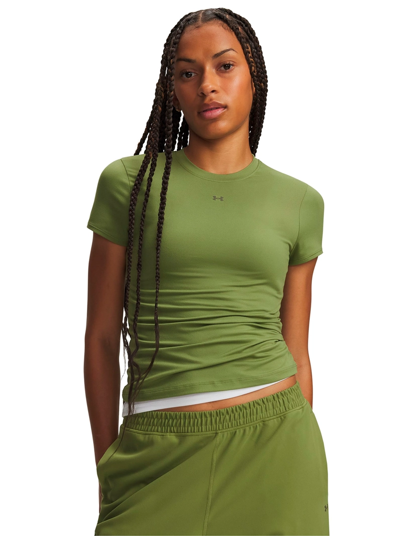 POLERA MANGA CORTA MOTION FITTED VERDE MUJER UNDER ARMOUR - 1