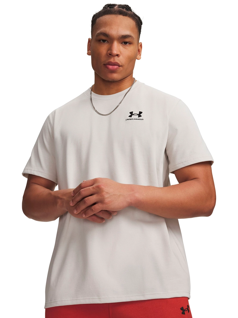 POLERA LOGO HEAVYWEIGHT BLANCO HOMBRE UNDER ARMOUR - 1