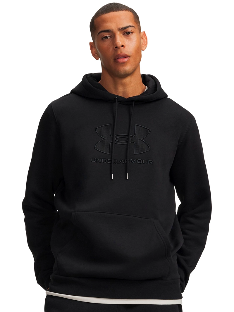POLERON ICON FLEECE BRANDED NEGRO HOMBRE UNDER ARMOUR - 1