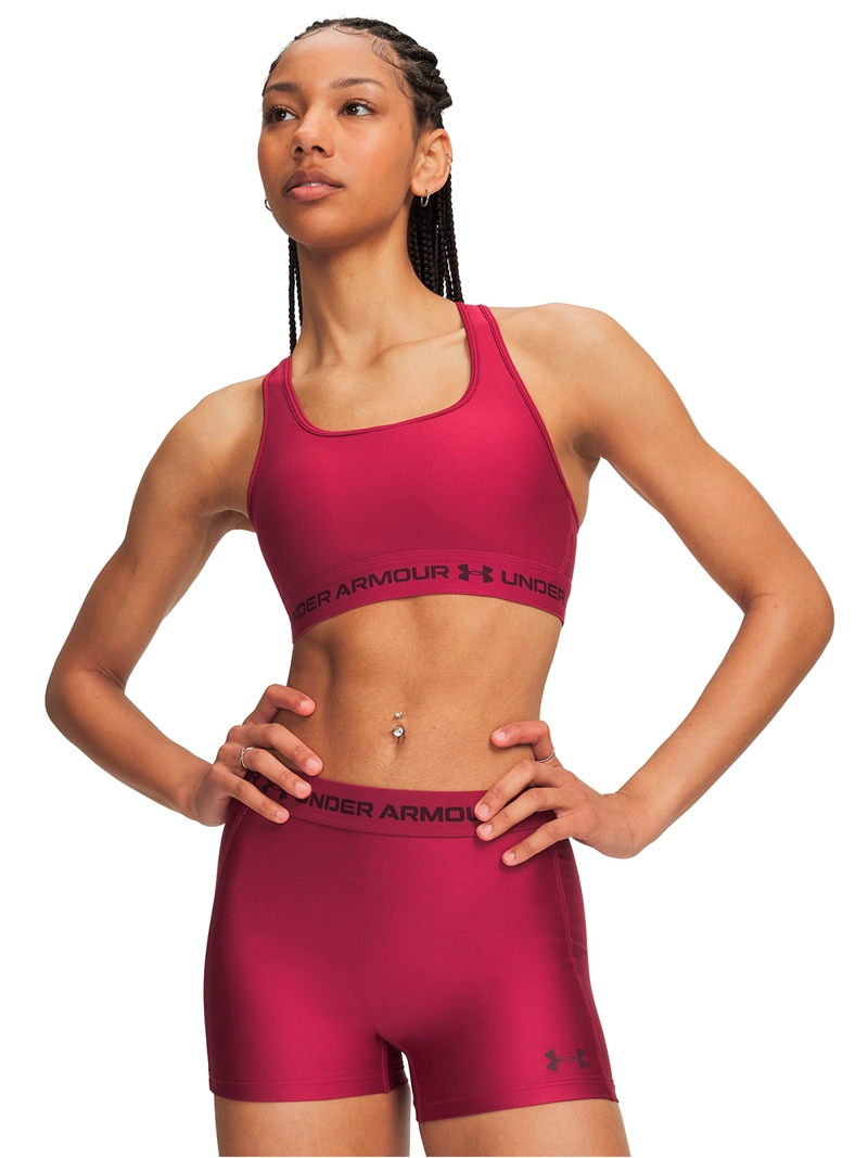 PETO CROSSBACK MID BRA ROJA MUJER UNDER ARMOUR - 1