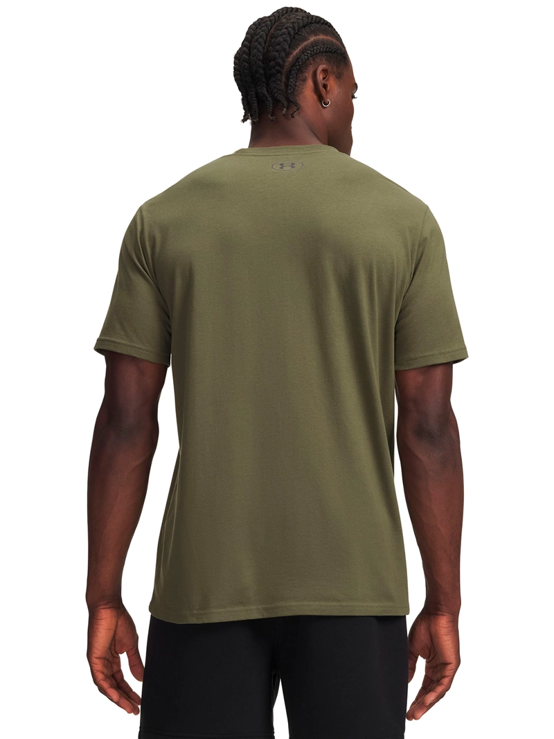 POLERA MANGA CORTA BOX WORDMARK LABEL VERDE UNDER ARMOUR - 2