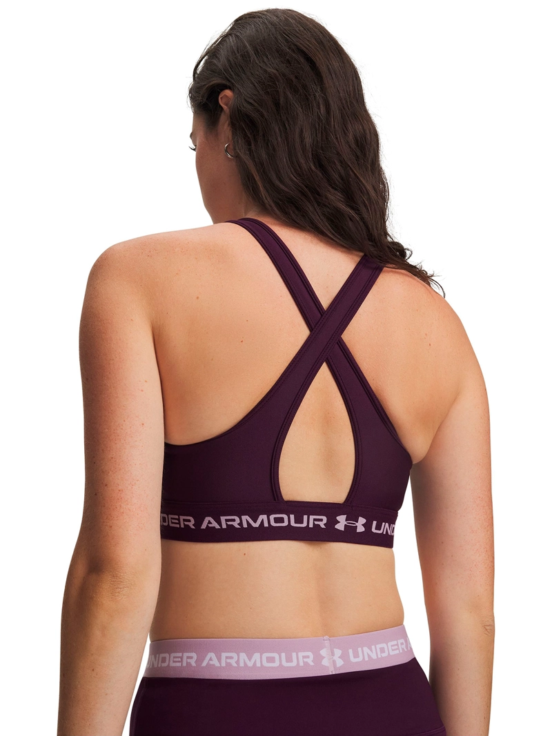 PETO CROSSBACK MID BRA MORADA MUJER UNDER ARMOUR - 2