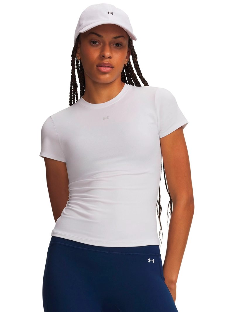 POLERA MANGA CORTA MOTION FITTED BLANCA MUJER UNDER ARMOUR - 1