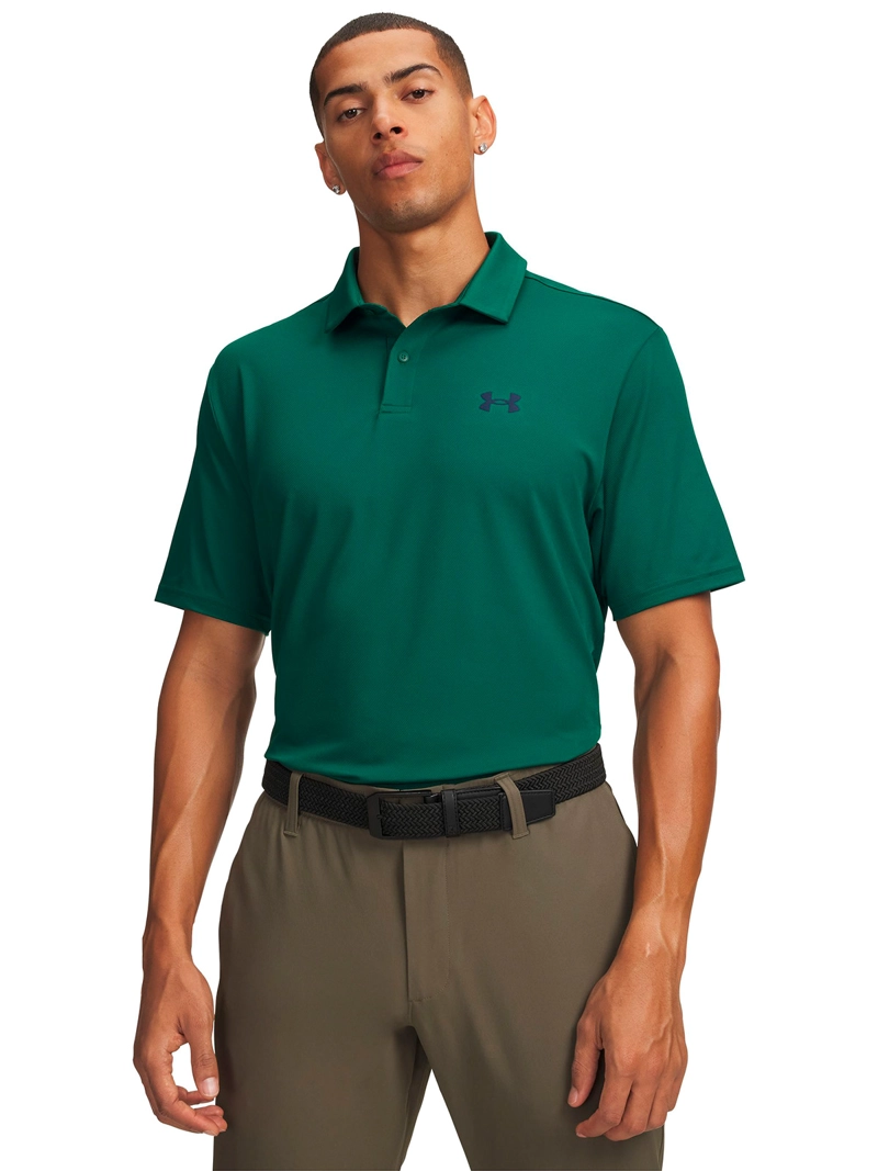 POLERA MANGA CORTA MATCHPLAY VERDE HOMBRE UNDER ARMOUR - 1