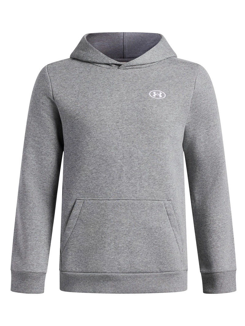 POLERON RIVAL FLEECE GRIS NIÑO UNDER ARMOUR - 1