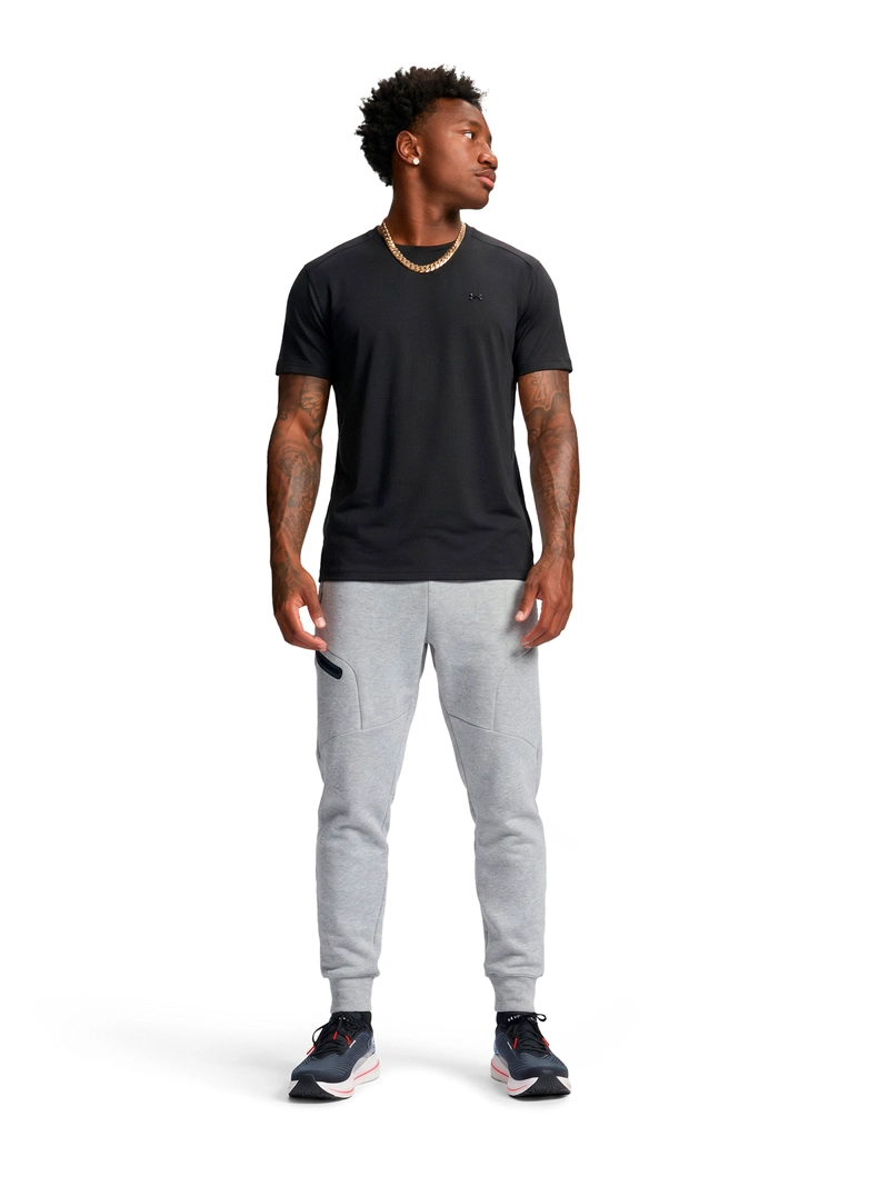 POLERA MANGA CORTA THE BOUNCY TEE NEGRO HOMBRE UNDER ARMOUR - 4