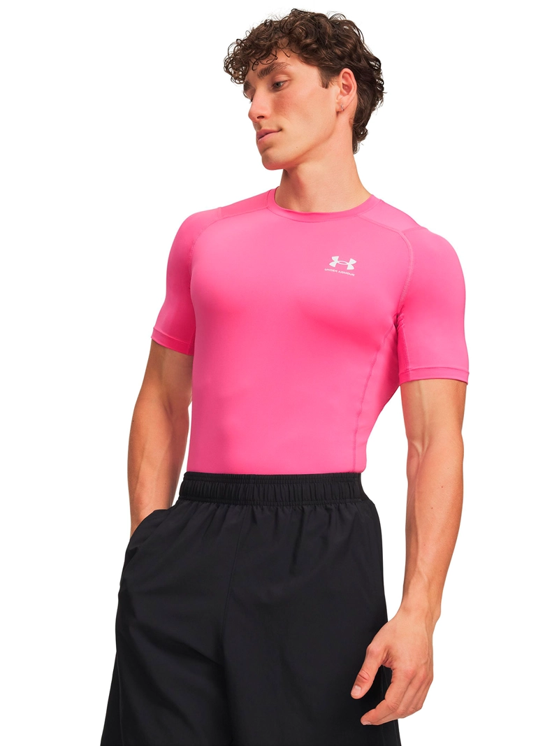 PRIMERA CAPA SUPERIOR HEATGEAR ROSADO HOMBRE UNDER ARMOUR - 1