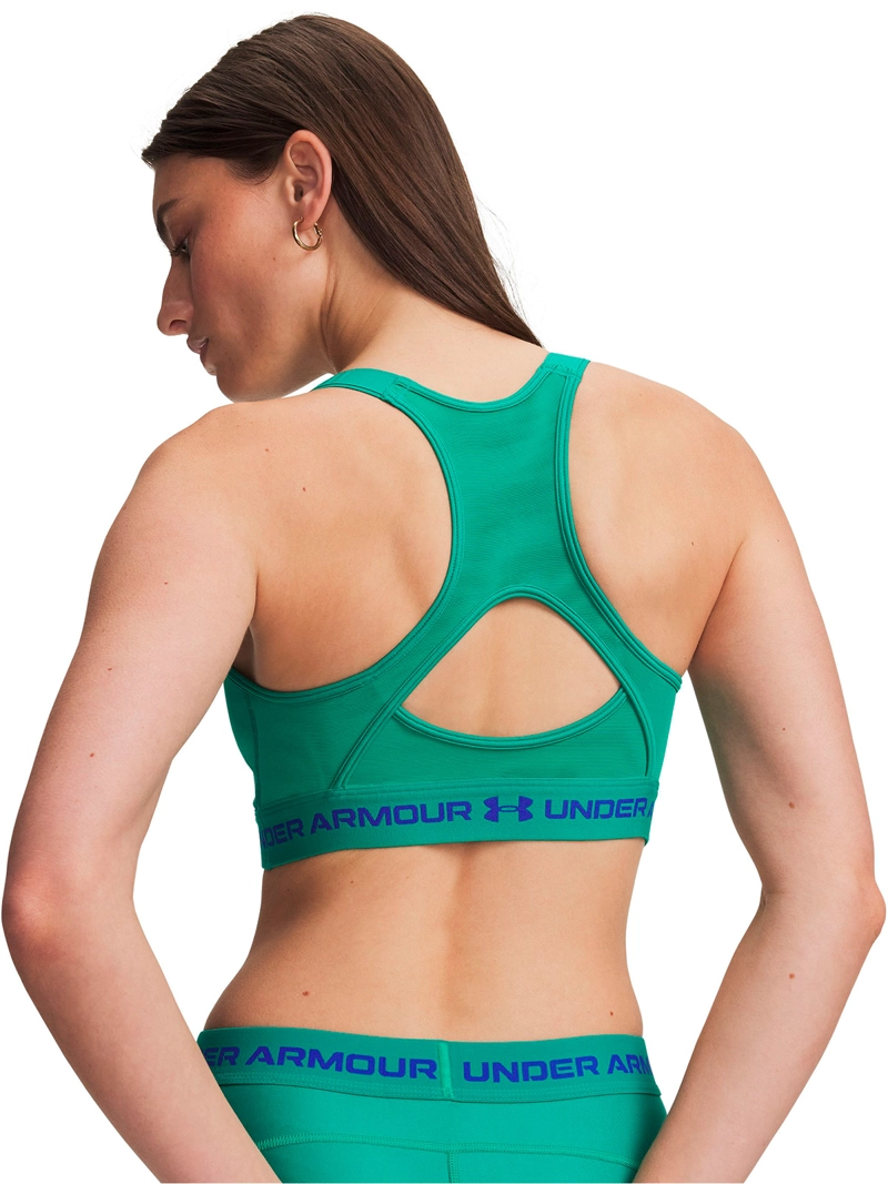 PETO HEATGEAR CROSSBACK HIGH VERDE MUJER UNDER ARMOUR - 2