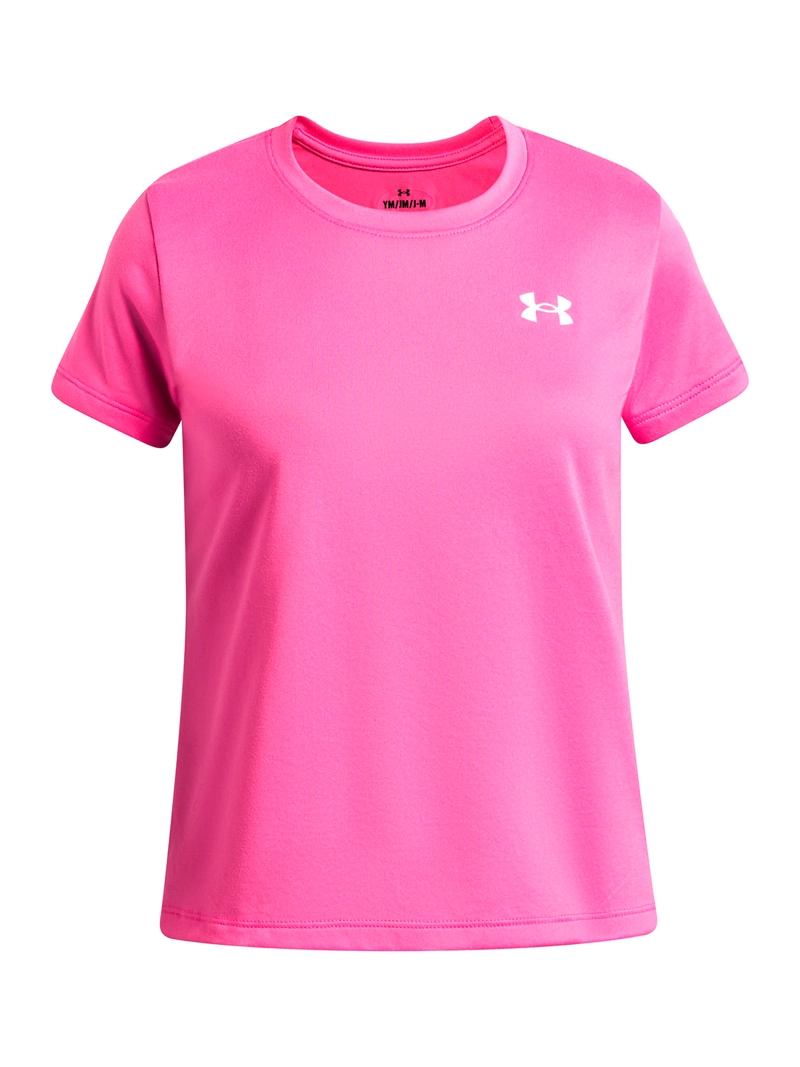 POLERA MANGA CORTA TECH ROSADA NIÑA UNDER ARMOUR - 1