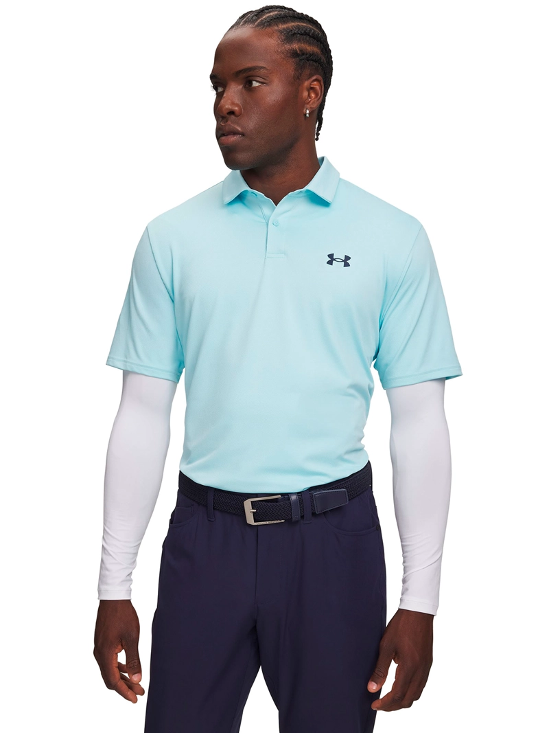 POLERA MANGA CORTA MATCHPLAY AZUL HOMBRE UNDER ARMOUR - 1