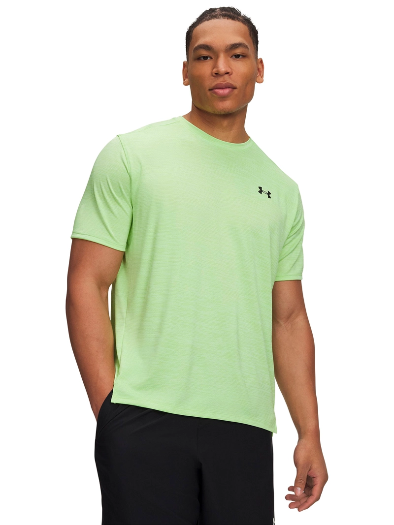 POLERA MANGA CORTA TECH VENT VERDE HOMBRE UNDER ARMOUR - 1