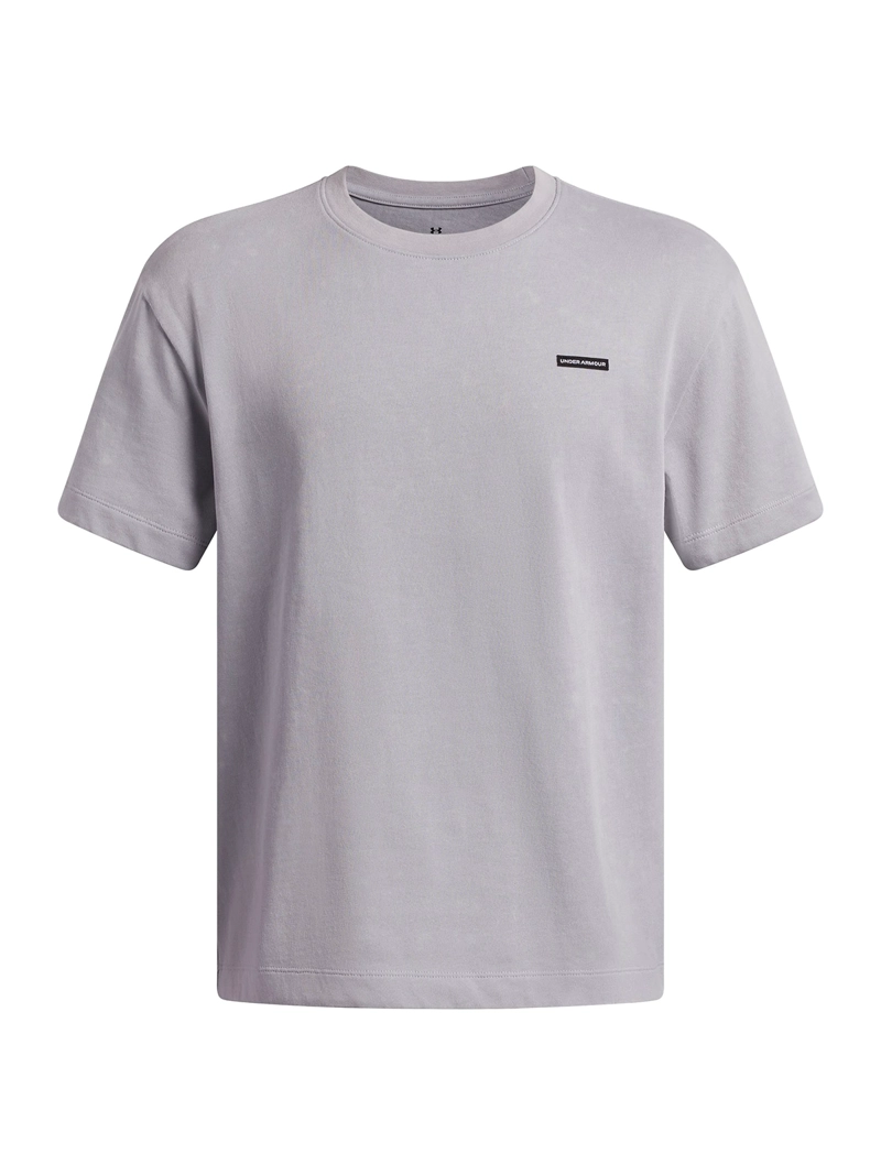 POLERA HEAVYWEIGHT OVERSIZED GRIS NIÑO UNDER ARMOUR - 1