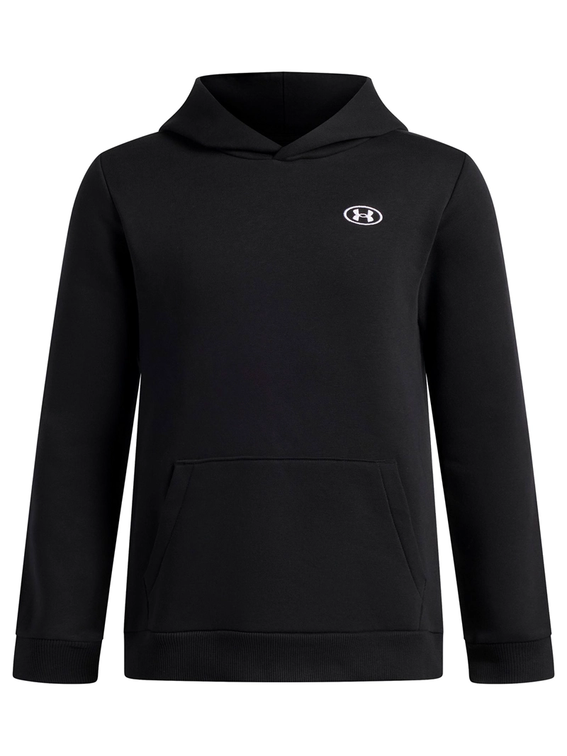 POLERON RIVAL FLEECE NEGRO NIÑO UNDER ARMOUR - 1