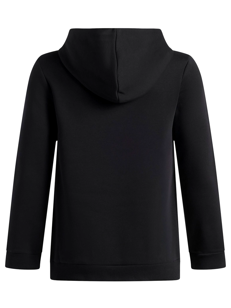 POLERON RIVAL FLEECE NEGRO NIÑO UNDER ARMOUR - 2
