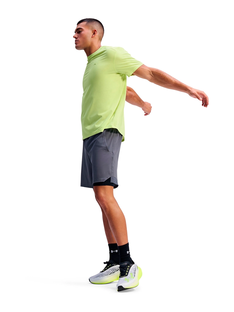 POLERA MANGA CORTA THE BOUNCY TEE VERDE HOMBRE UNDER ARMOUR - 4