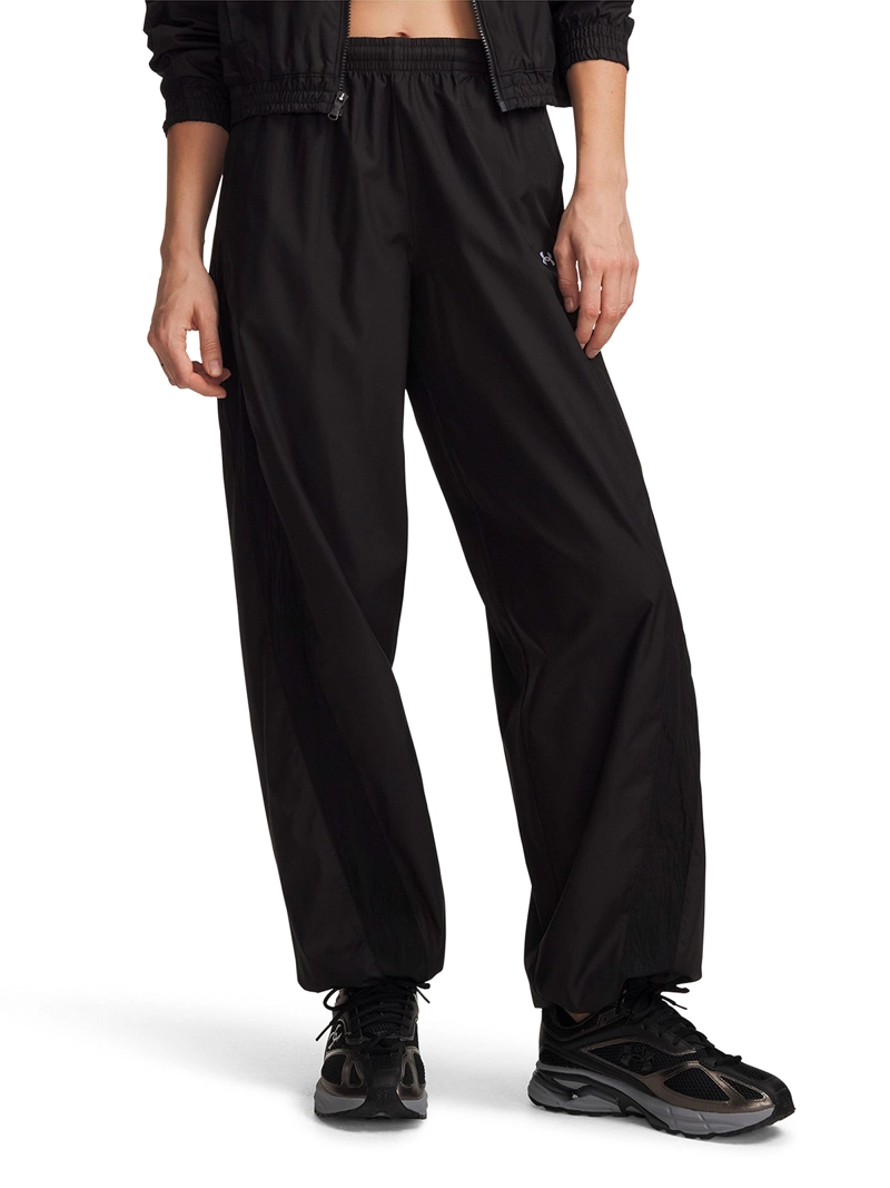PANTALON ICON WOVEN NEGRA MUJER UNDER ARMOUR - 1