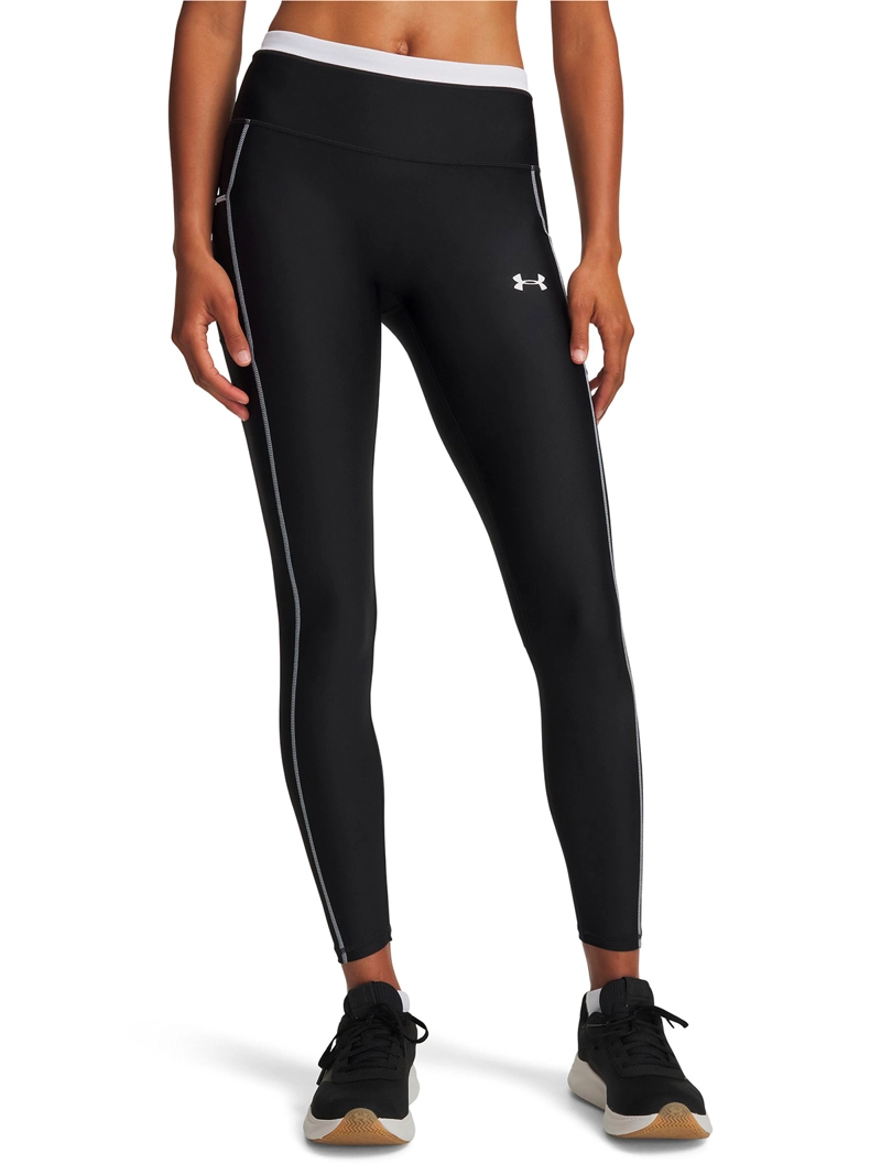 CALZA HEATGEAR NEGRA MUJER UNDER ARMOUR - 1