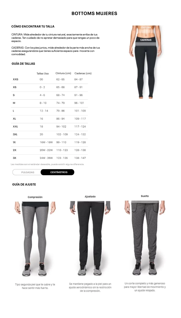 CALZA HEATGEAR NEGRA MUJER UNDER ARMOUR - 3