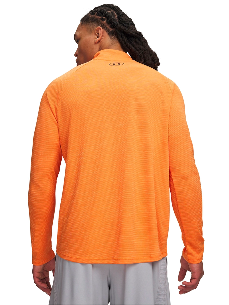POLERON TECH TEXTURED ½ ZIP NARANJA HOMBRE UNDER ARMOUR - 2