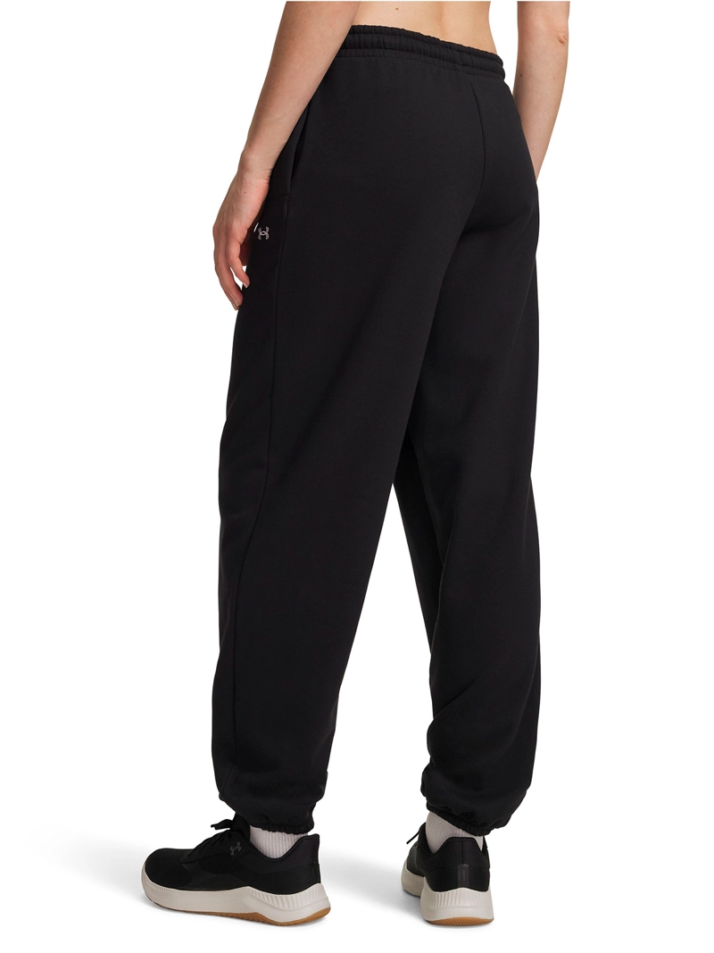 PANTALON ICON FLEECE NEGRA MUJER UNDER ARMOUR - 2