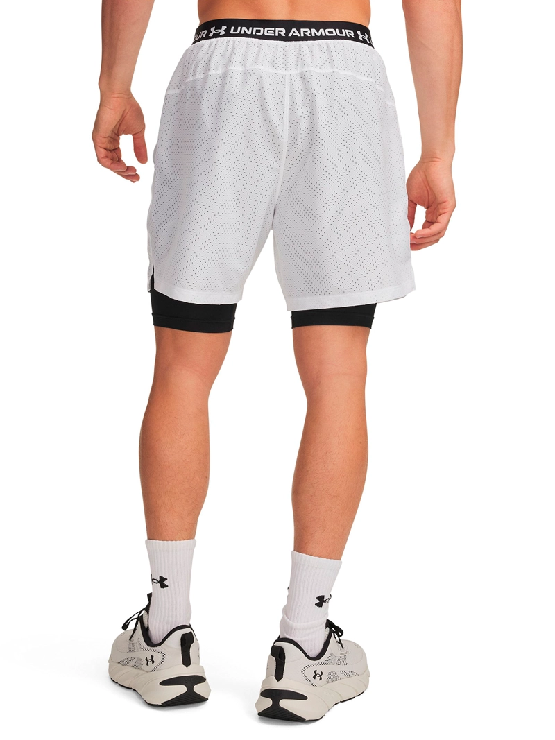 SHORT VANISH WOVEN 2-IN-1 BLANCO HOMBRE UNDER ARMOUR - 2
