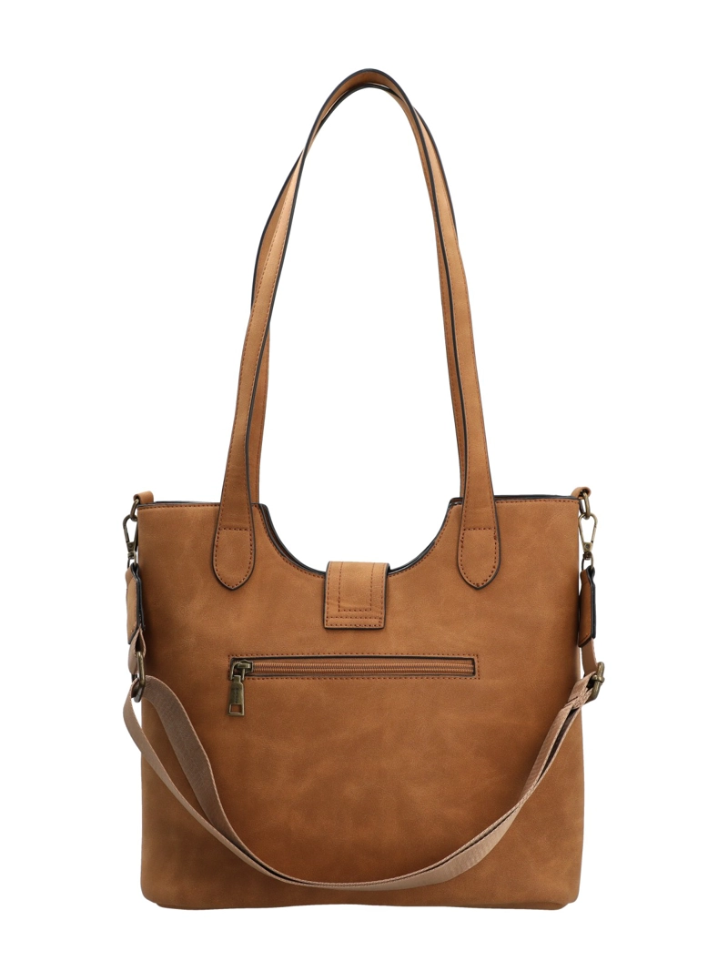 CARTERA MUJER CRETA TOTE CAMEL AZALEIA - 4