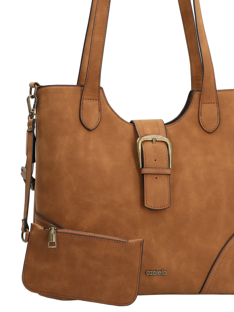 CARTERA MUJER CRETA TOTE CAMEL AZALEIA - 5