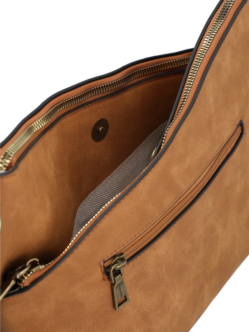CARTERA MUJER SIRENA HOBO CAMEL AZALEIA - 7