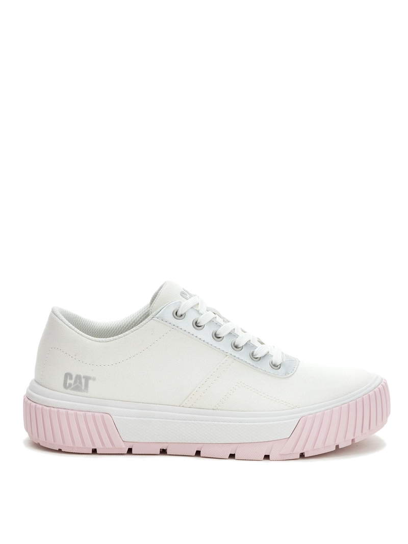 ZAPATILLA MUJER AMP CANVAS BLANCO CAT - 2