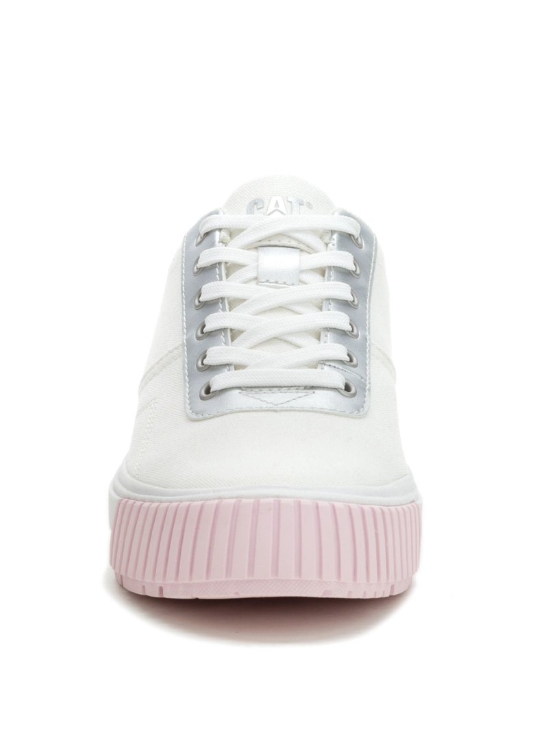 ZAPATILLA MUJER AMP CANVAS BLANCO CAT - 4