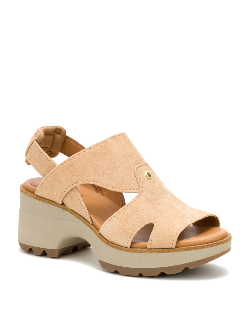 SANDALIA MUJER CARINA BEIGE CAT - 1