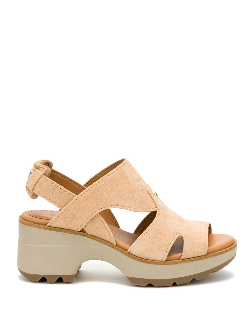 SANDALIA MUJER CARINA BEIGE CAT - 2