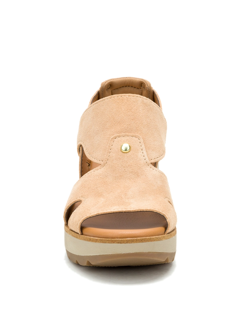 SANDALIA MUJER CARINA BEIGE CAT - 4