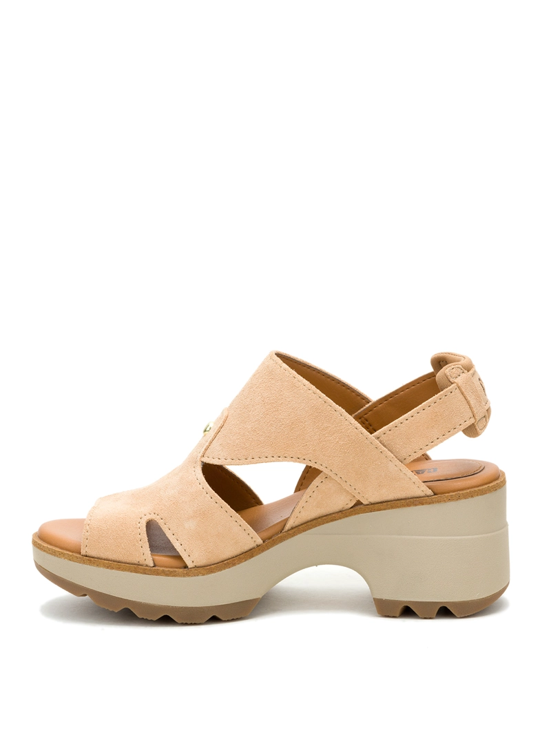 SANDALIA MUJER CARINA BEIGE CAT - 5