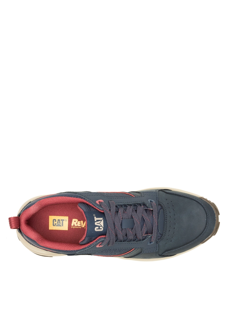 ZAPATILLA HOMBRE GRAPPLE LEATHER AZUL MARINO CAT - 4