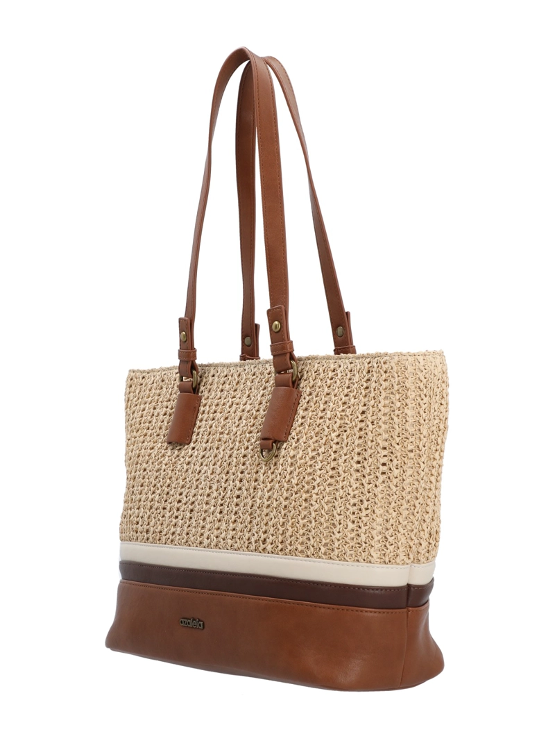 CARTERA MUJER RUBIX TOTE BEIGE AZALEIA - 2