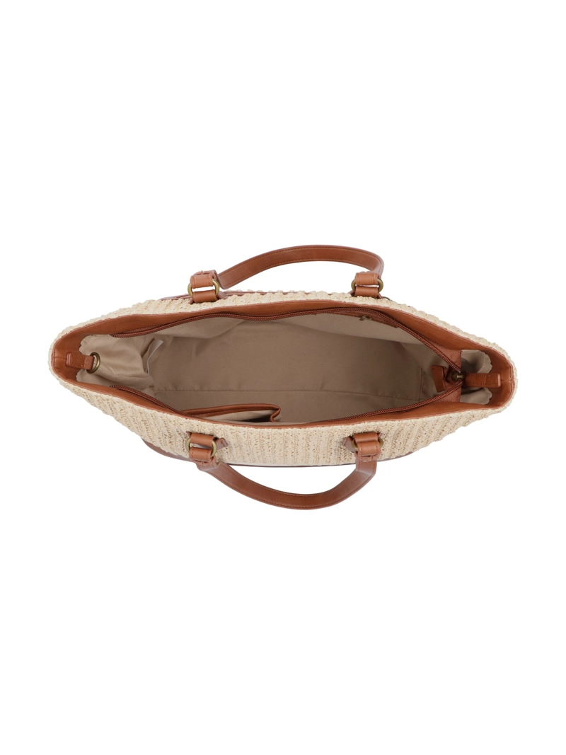 CARTERA MUJER RUBIX TOTE BEIGE AZALEIA - 4