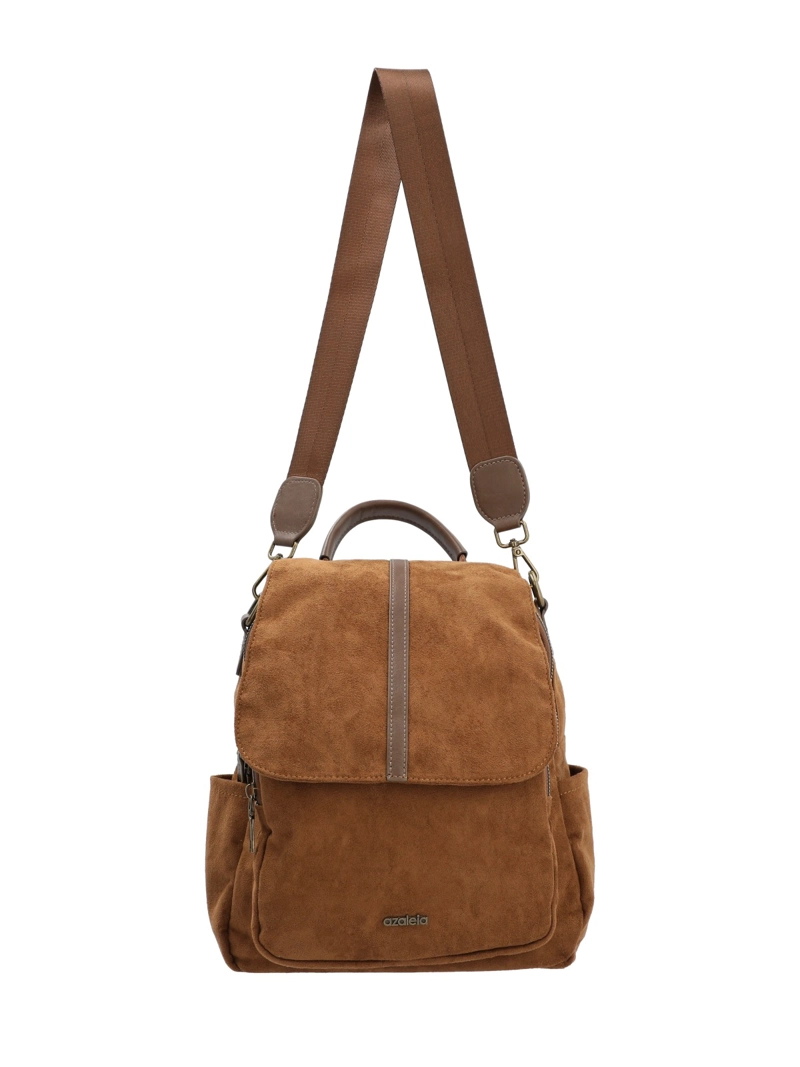 CARTERA MOCHILA MUJER BYRON BACKBAG CAMEL AZALEIA - 6