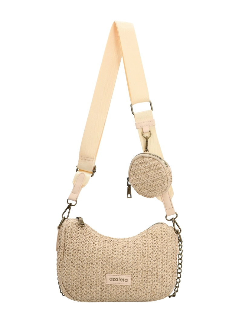 CARTERA MUJER LUNA CROSSBODY BEIGE AZALEIA - 1