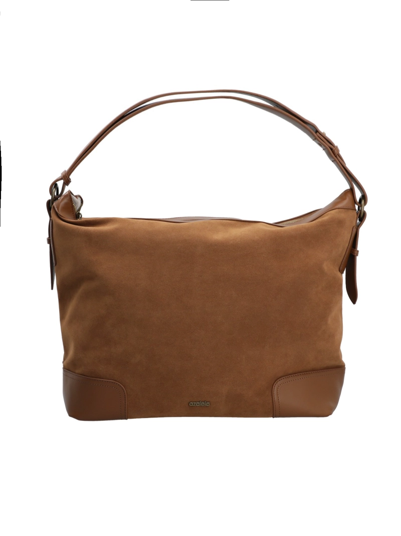 CARTERA MUJER AMANDA HOBO CHOCOLATE AZALEIA - 1