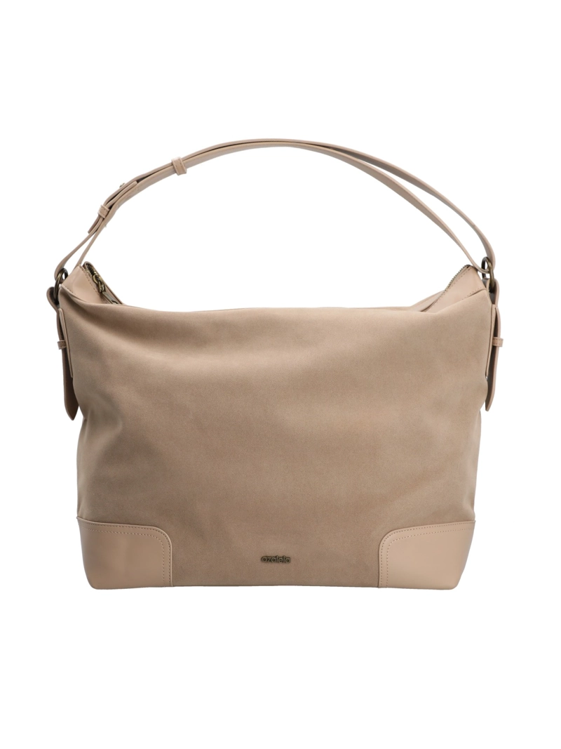 CARTERA MUJER AMANDA HOBO BEIGE AZALEIA - 1